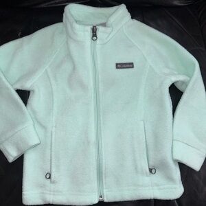 Columbia Kids Light Green Fleece Hoodie